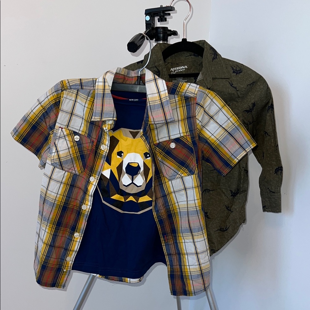 2 Boys Shirts Bundle NWT Arizona and Toughskins